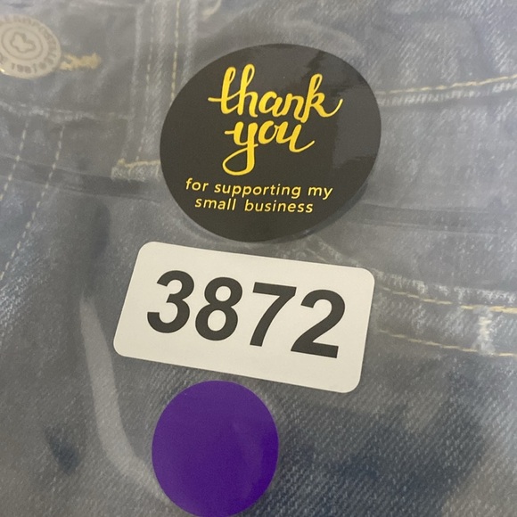 Aéropostale Y2K Distressed Front Frayed Slits Denim Micro Mini Skirt Size 1/2 - Picture 8 of 8